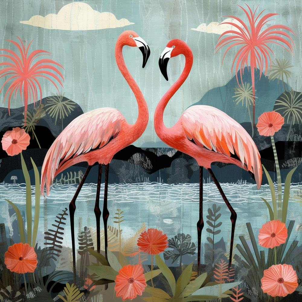 Bird In Nature Greater Flamingo 4