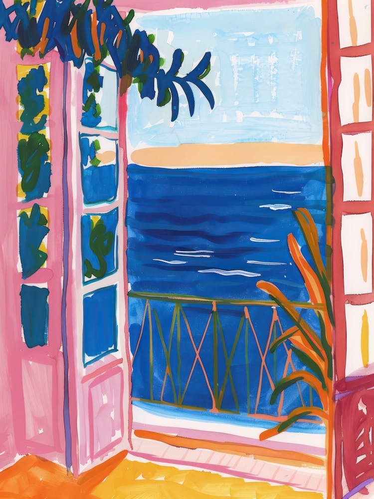 Travel Poster Happy Places Cinqueterre 1