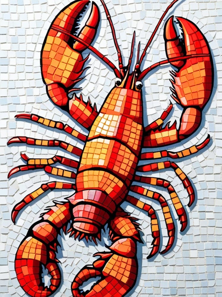 Lobster Mosaic 4