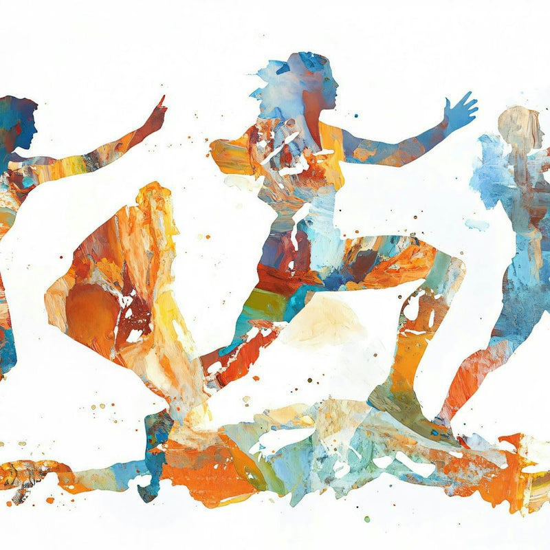 Running Silhouettes