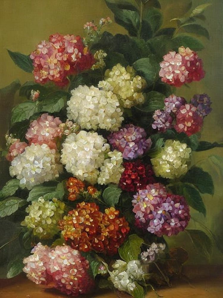 Hydrangea Painting 3 Flower