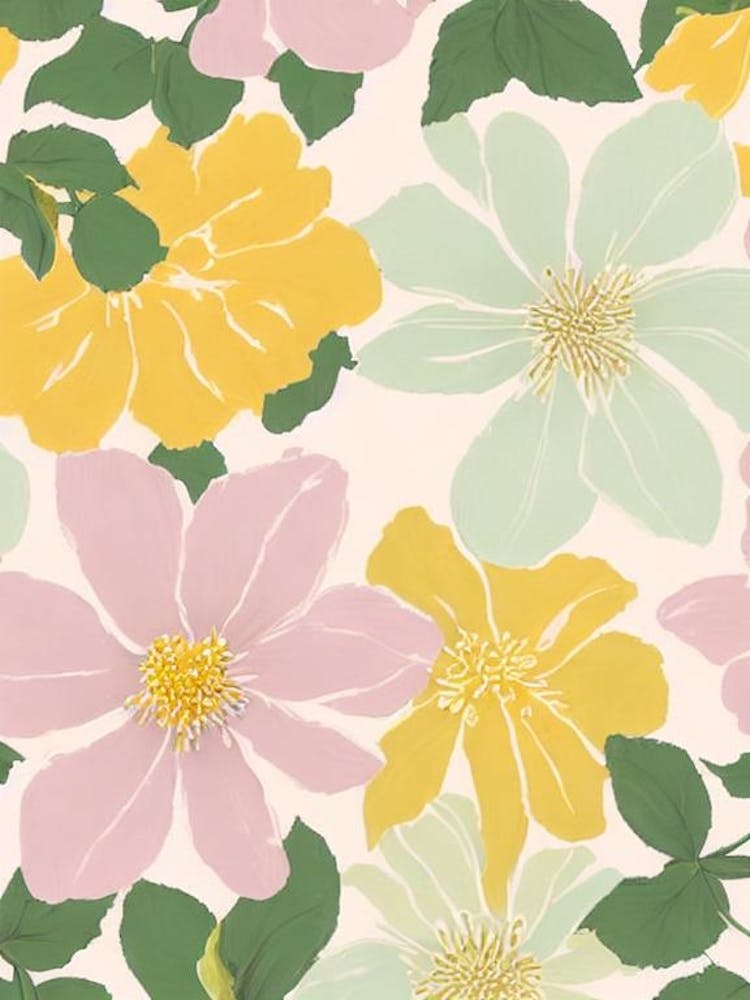 Alstromeria Pastel Floral 4 Flower