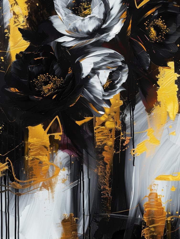 Black And White Flowers 3