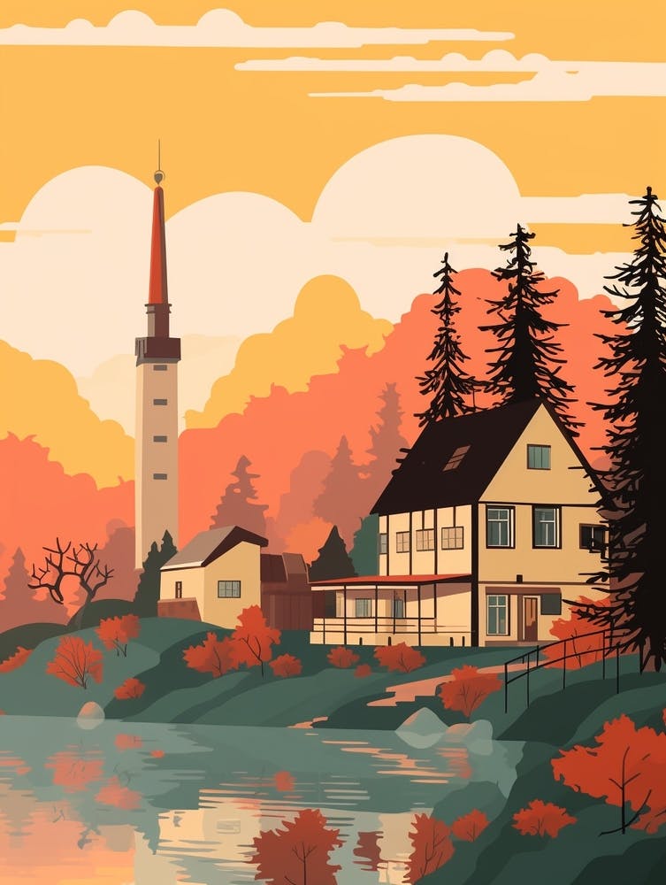 Germany 1 Travel Illustration