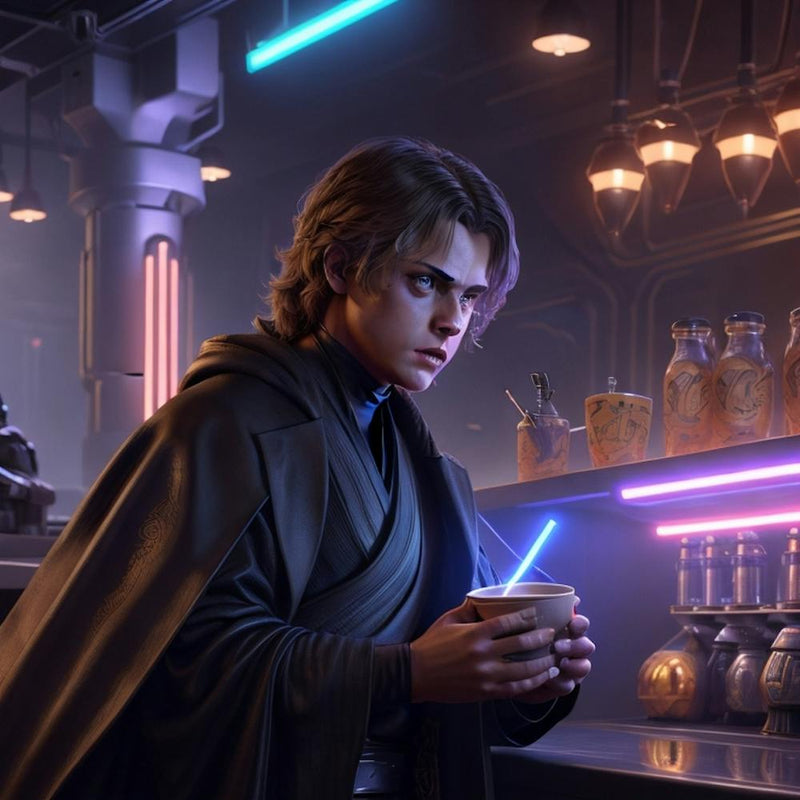 Anakin at a bar