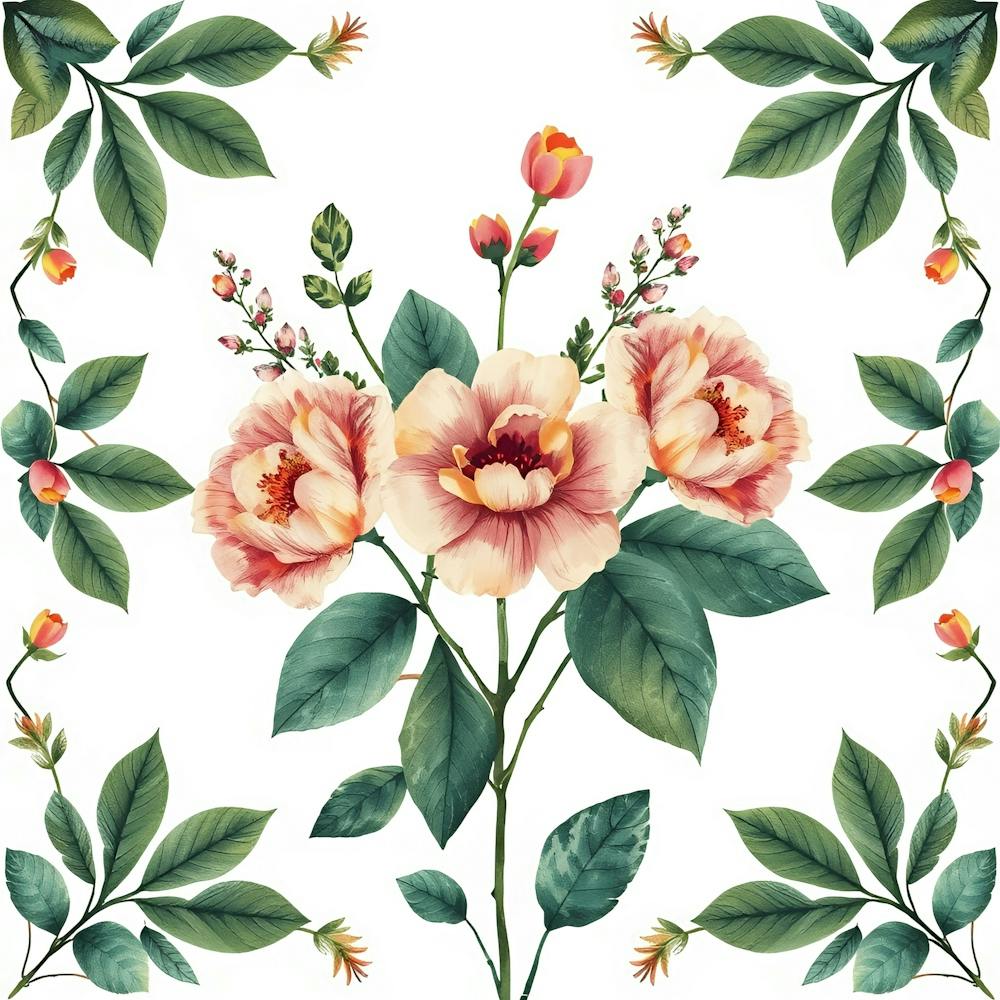 Watercolor Flowers 9