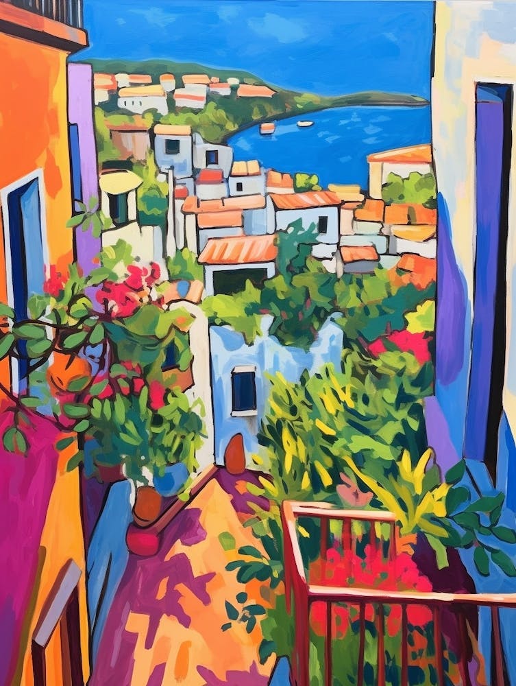 Otranto Italy 2 Fauvist Painting