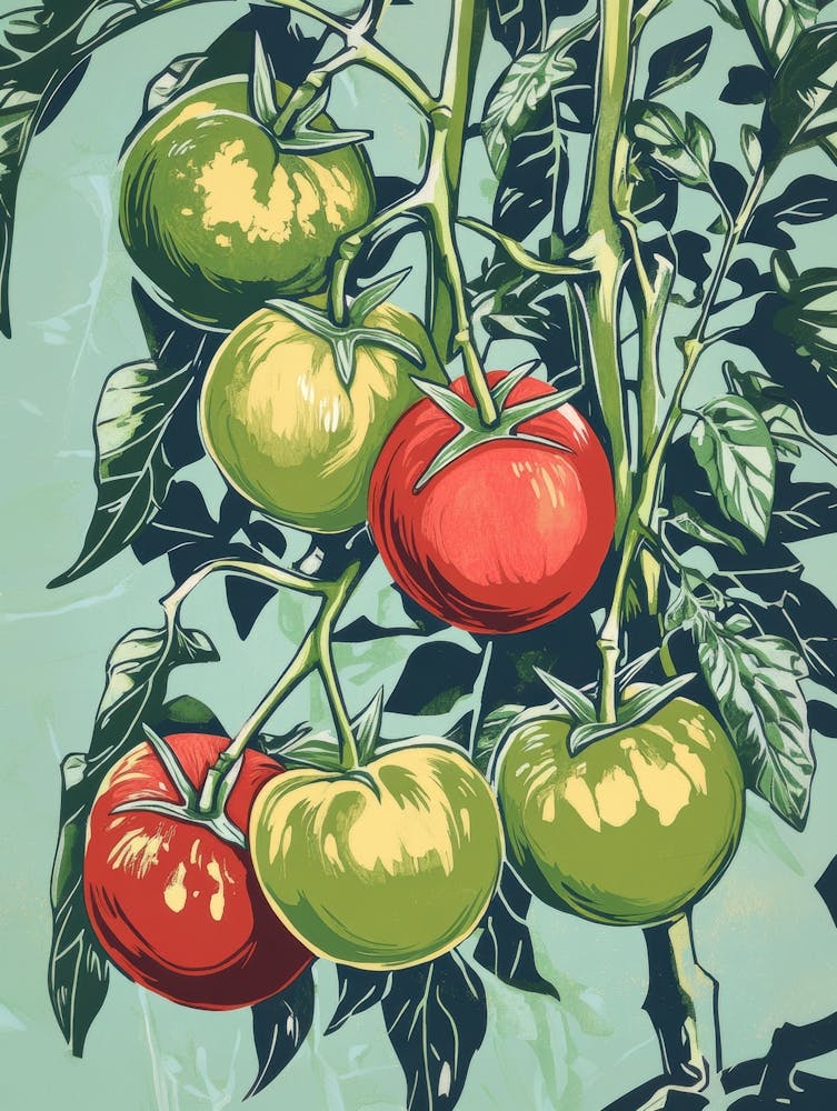 Tomatoes On The Vine 1