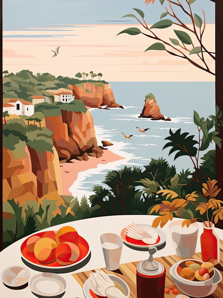 Cape Byron, Australia, Graphic Illustration 1