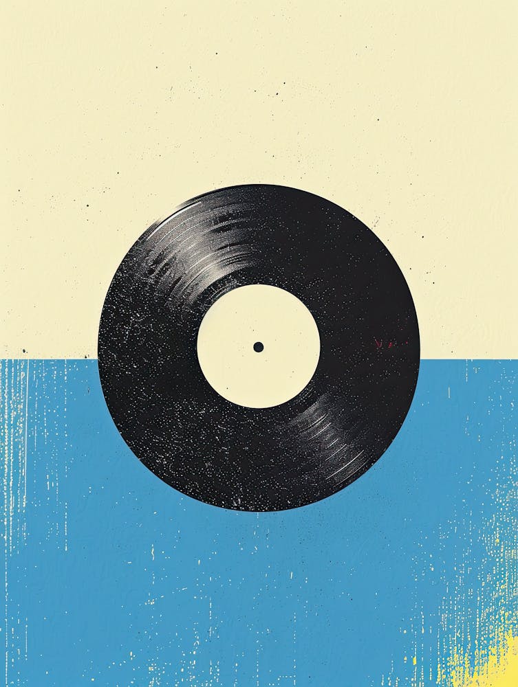 Spinning Memories Vinyl Poster