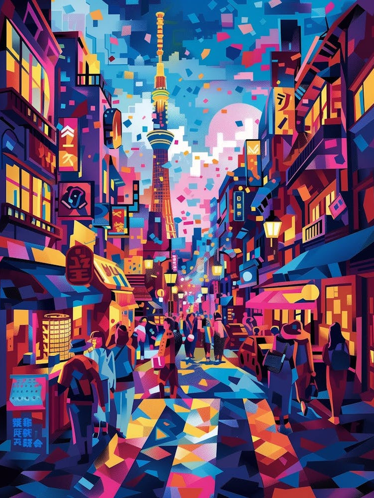 Tokyo City 2 , Contemporary Art, Souvenir