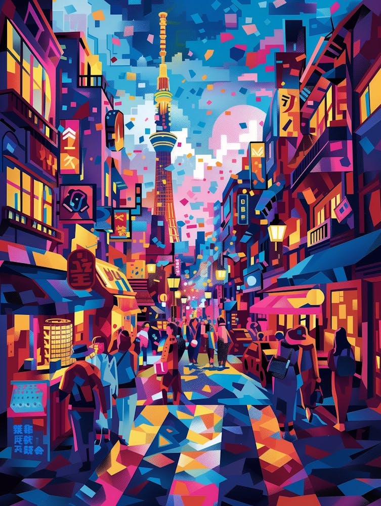 Tokyo City 2 , Contemporary Art, Souvenir