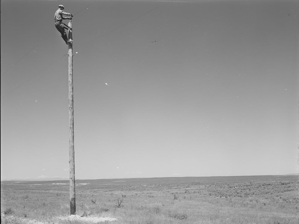 Untitled Photo, Possibly Related To Lineman, Canyon County, Idaho By Russell Lee