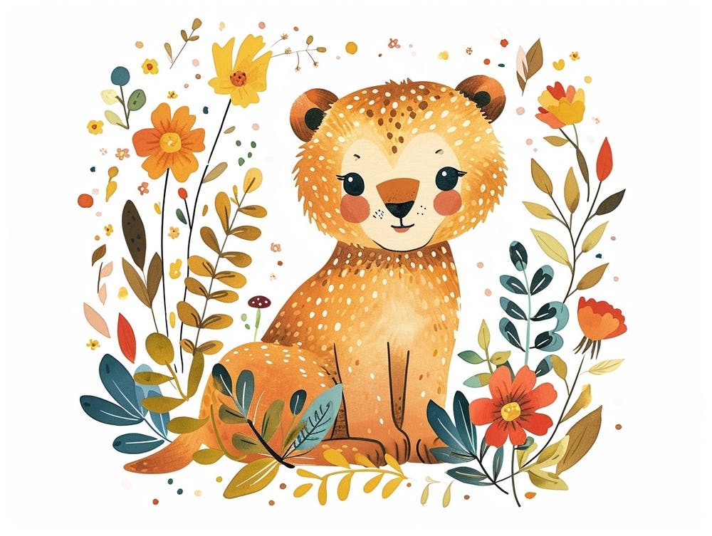 Little Floral Mountain Lion 2