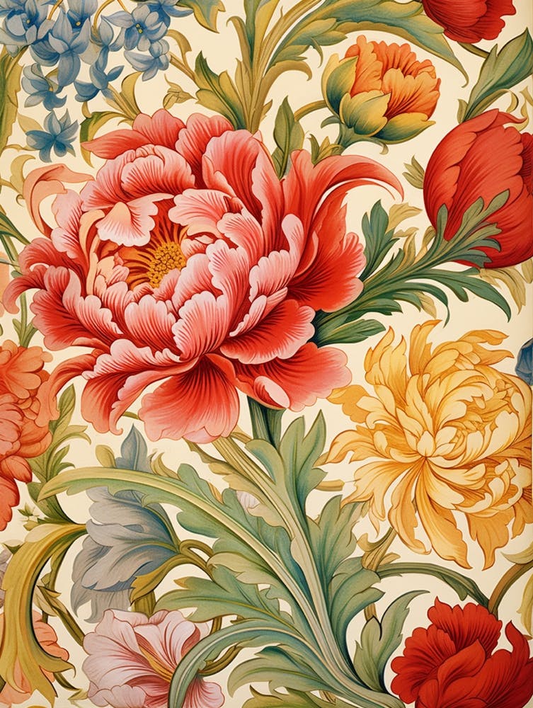 Papier Peint Floral 11
