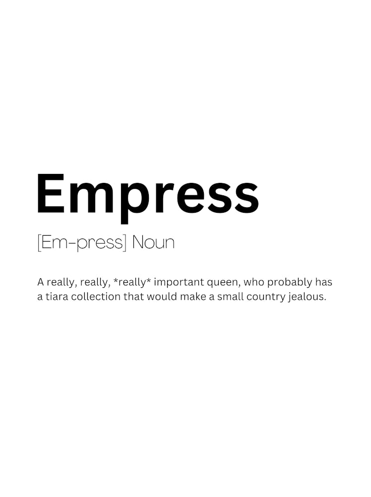Empress Definition Meaning 1