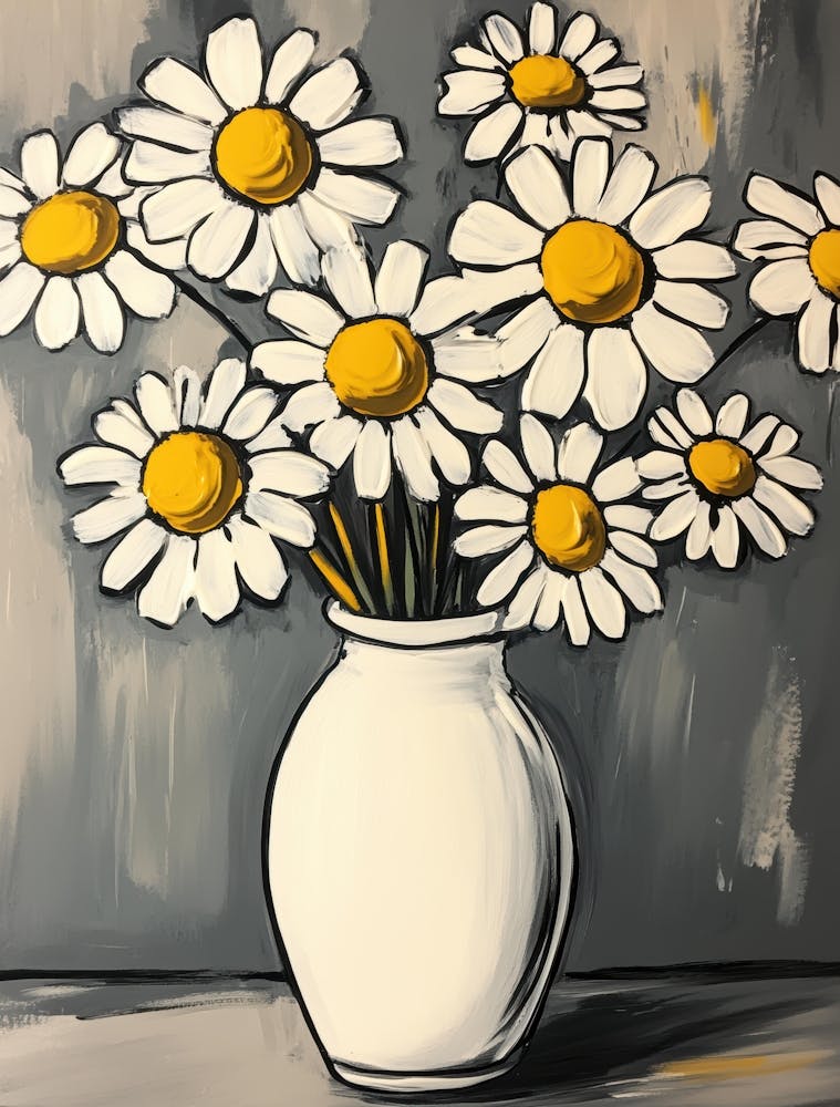 Daisies In A Vase 26