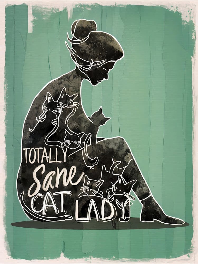 Totally Sane Cat Lady 1