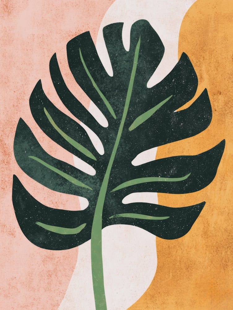 Tropical Leaf Canvas Print