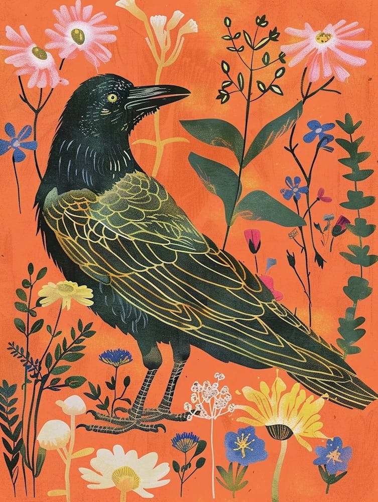 Spring Birds Raven 5