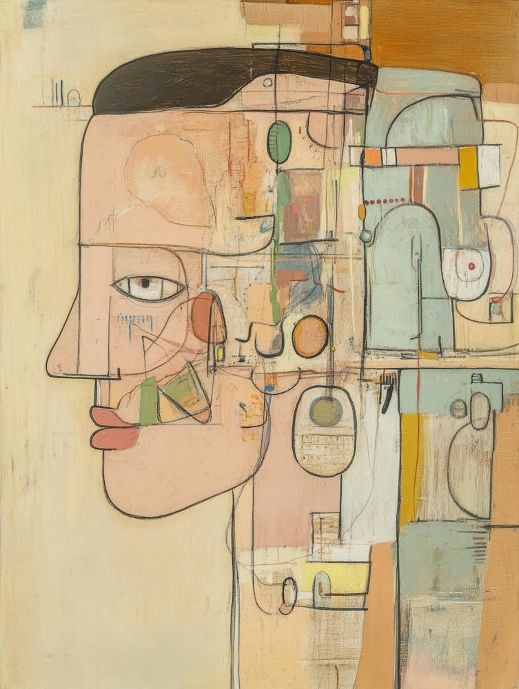 Abstract Portrait Of A Man 19