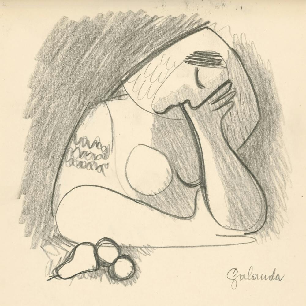 Woman With Fruit, Mikuláš Galanda