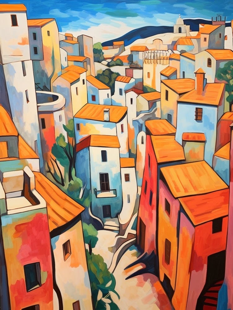 Matera Italy 2 Fauvist Painting
