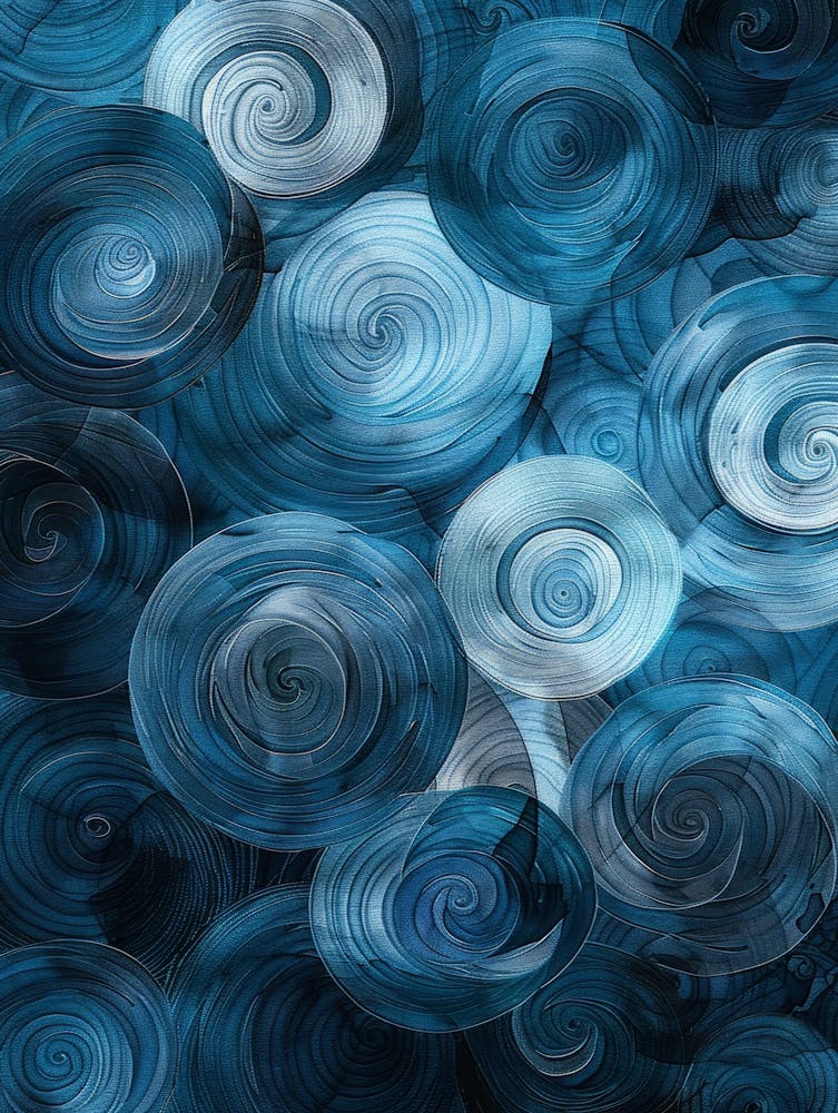 Blaue Wirbel