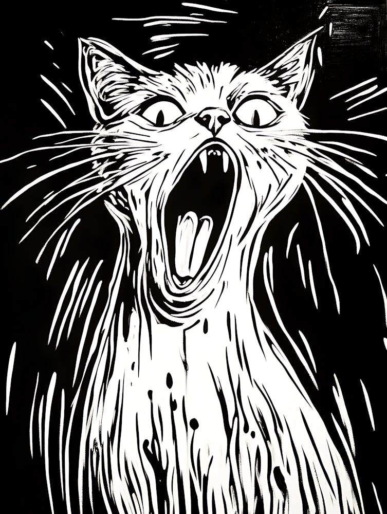 Fantastische Schreiende Katze 15