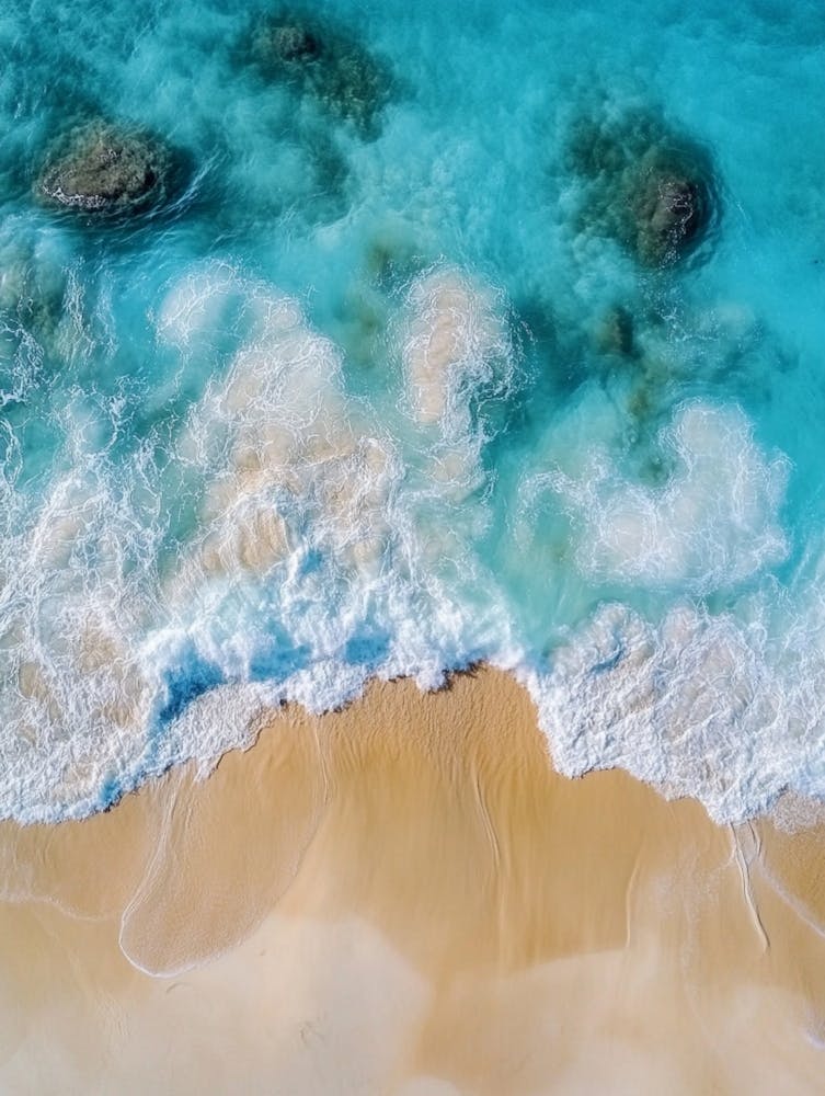 Aerial View Of A Beach 88