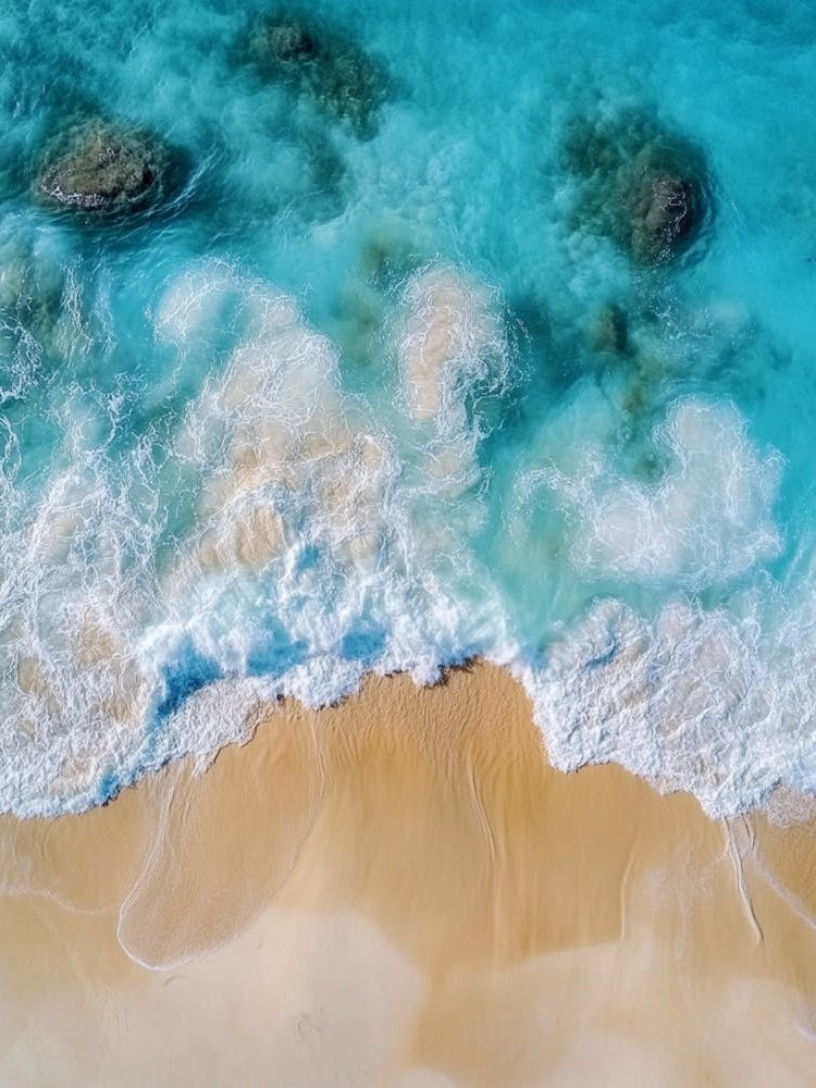 Aerial View Of A Beach 88