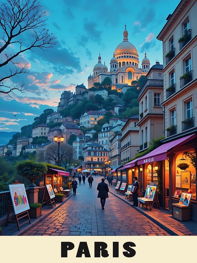 Paris Vintage Travel Poster 22