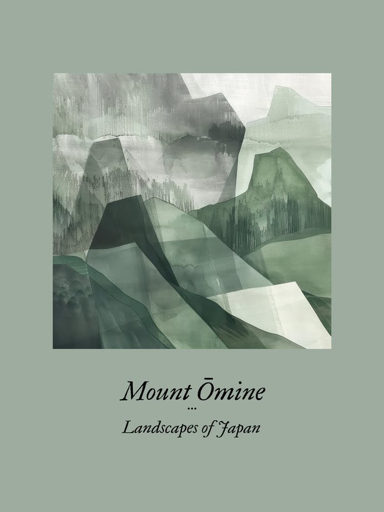 Landscapes Of Japan Mount Omine