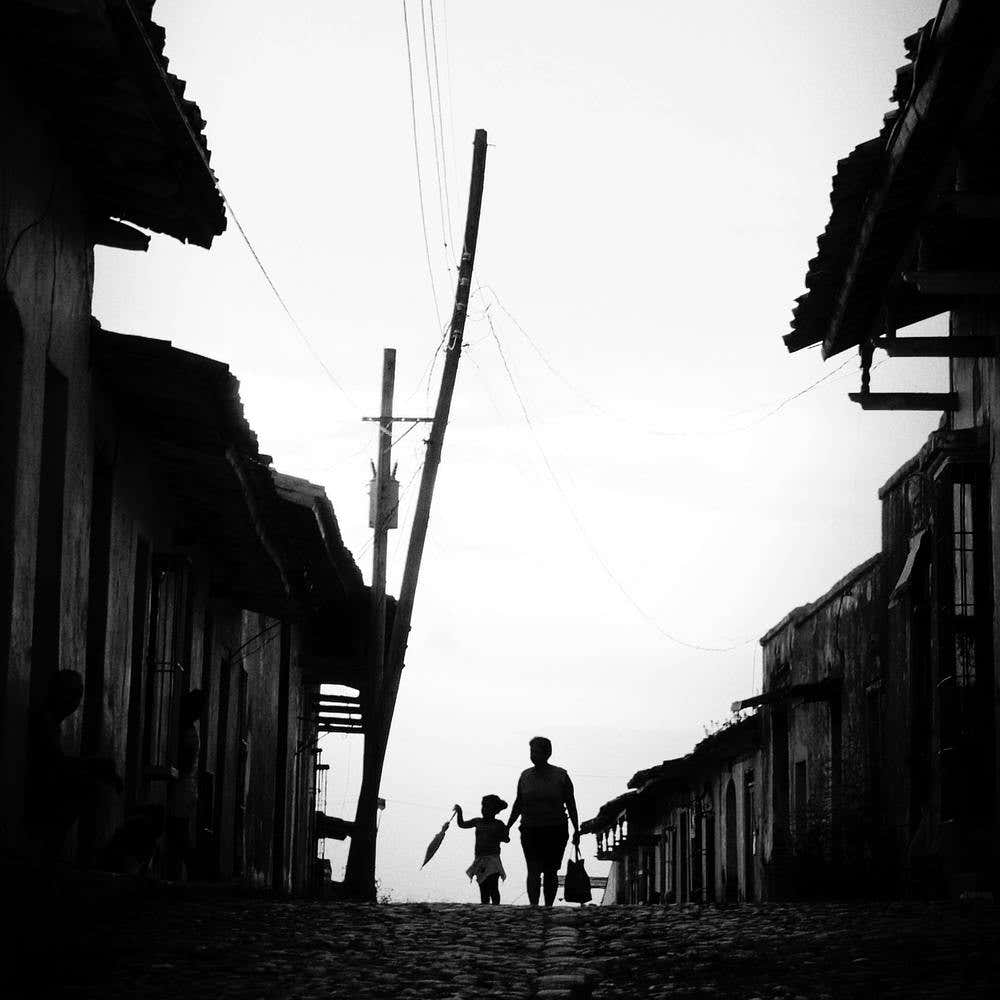 Early Evening Stroll Cuba Square