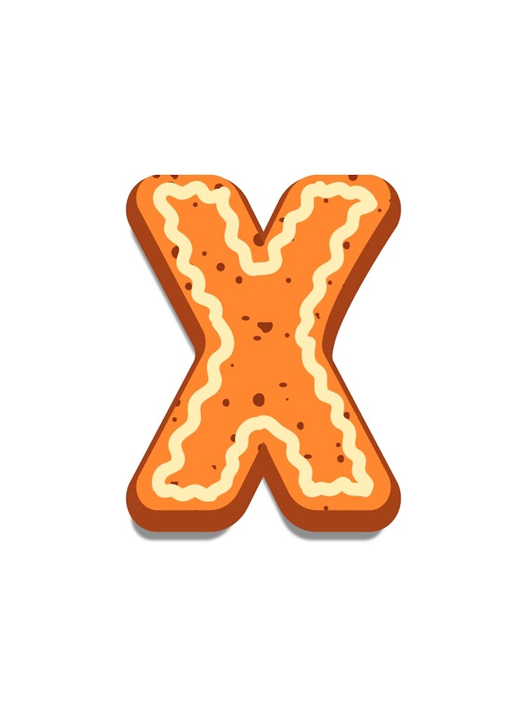 Gingerbread Christmas Letters Living Room Holiday Display White 24