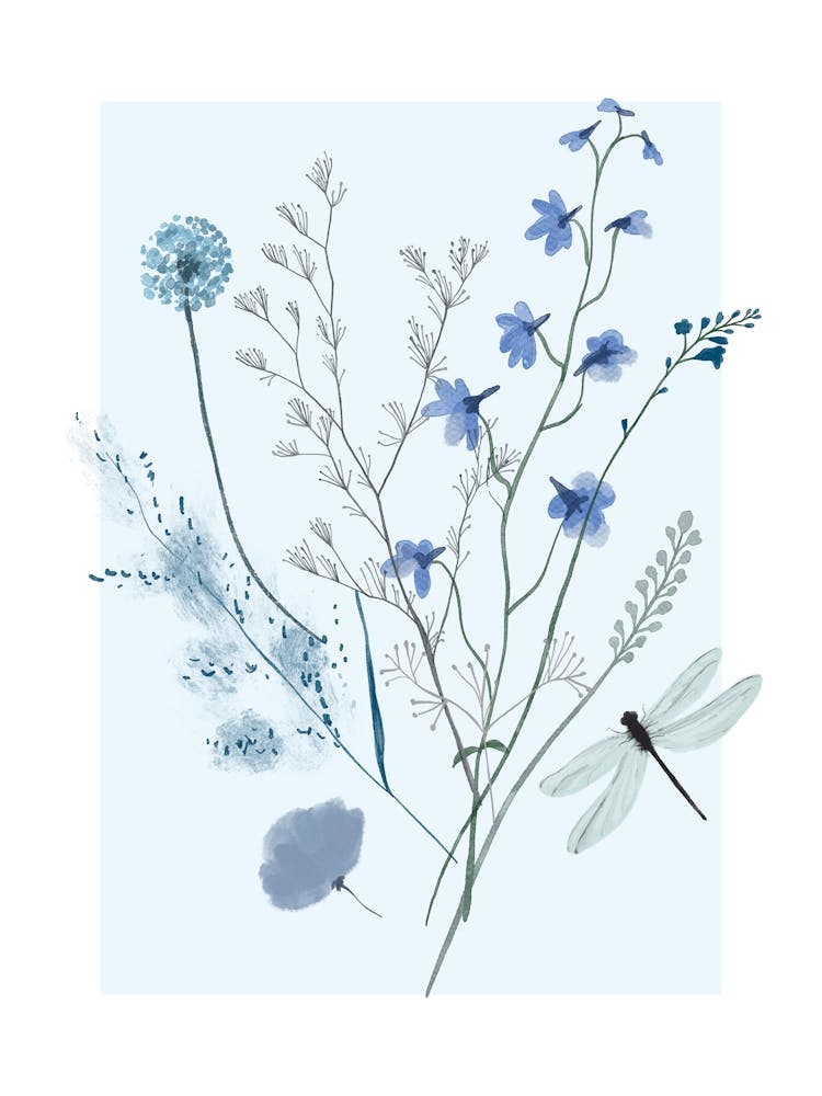 Blue Flowers 1