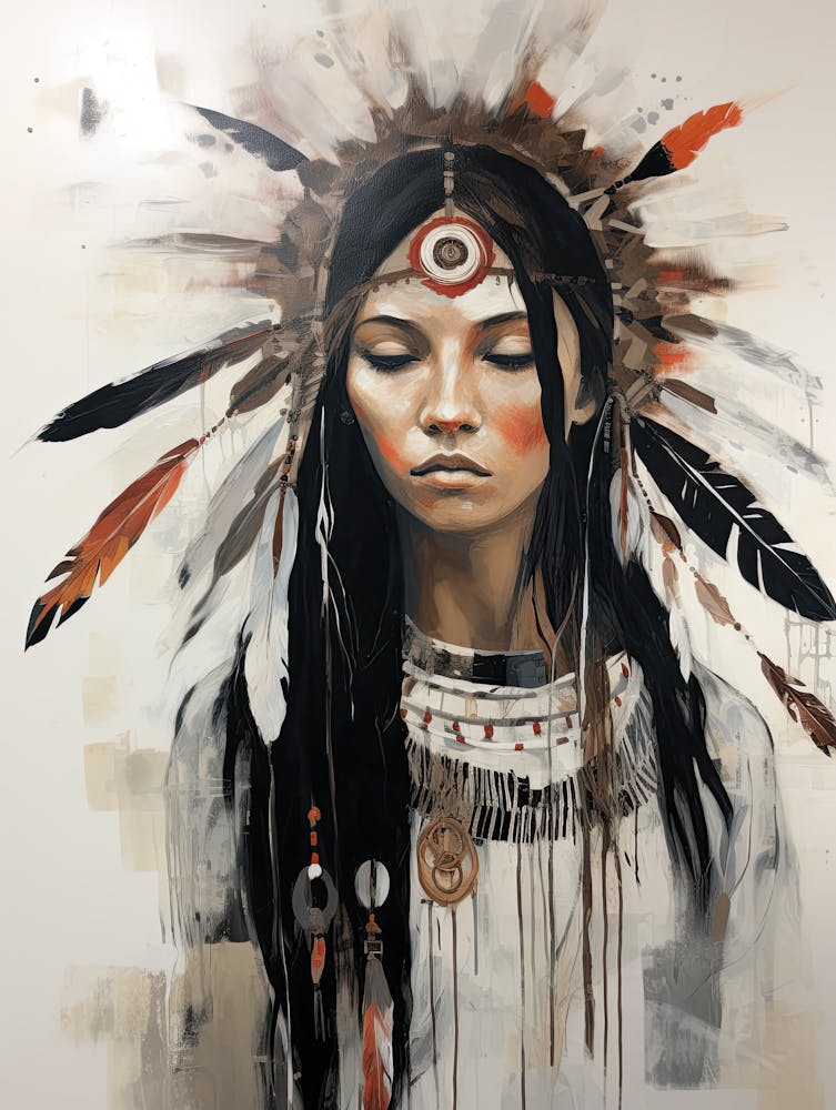 Spirit Of The Woodland, Boho Art Style