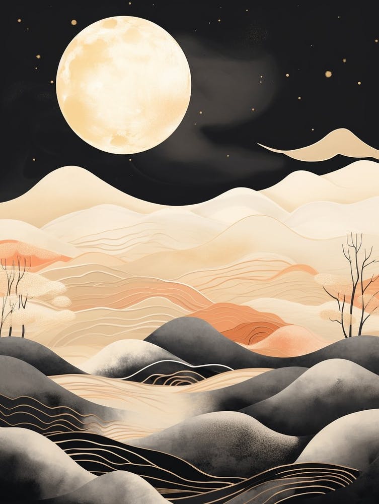 Moon Abstract Minimalist 7