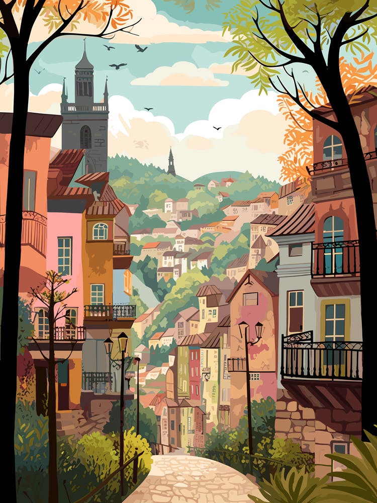 Bilbao Spain 4 Illustration