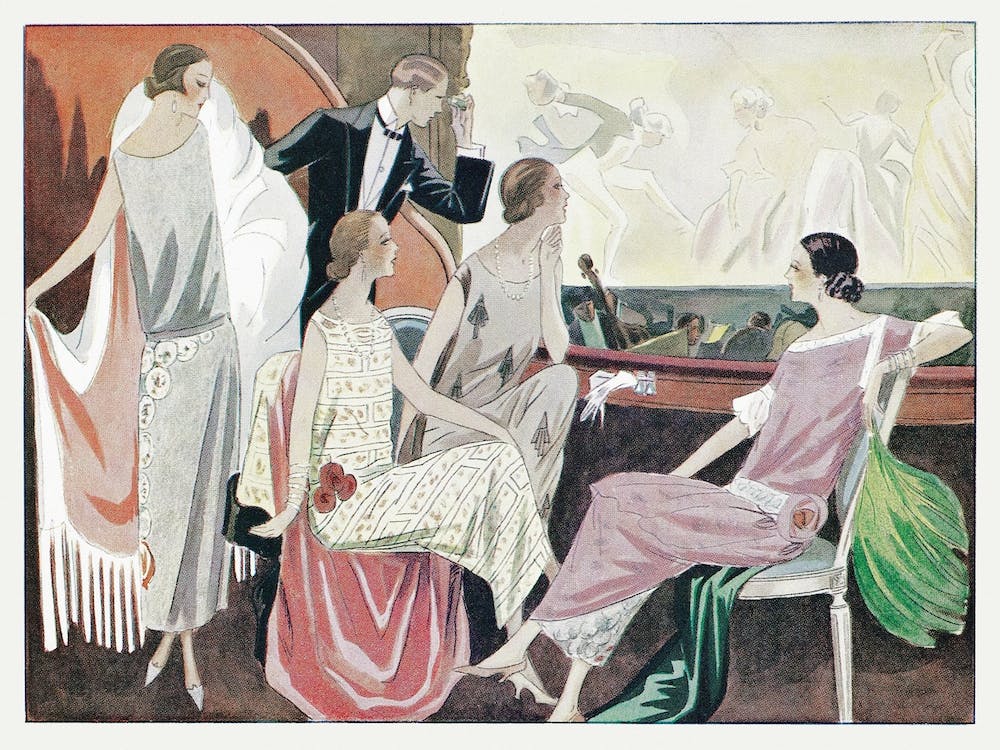 View Of The Stage And Orchestra Pit Of The Opera Comique   Edward Henry Molyneux, Gustav Beer And Premet