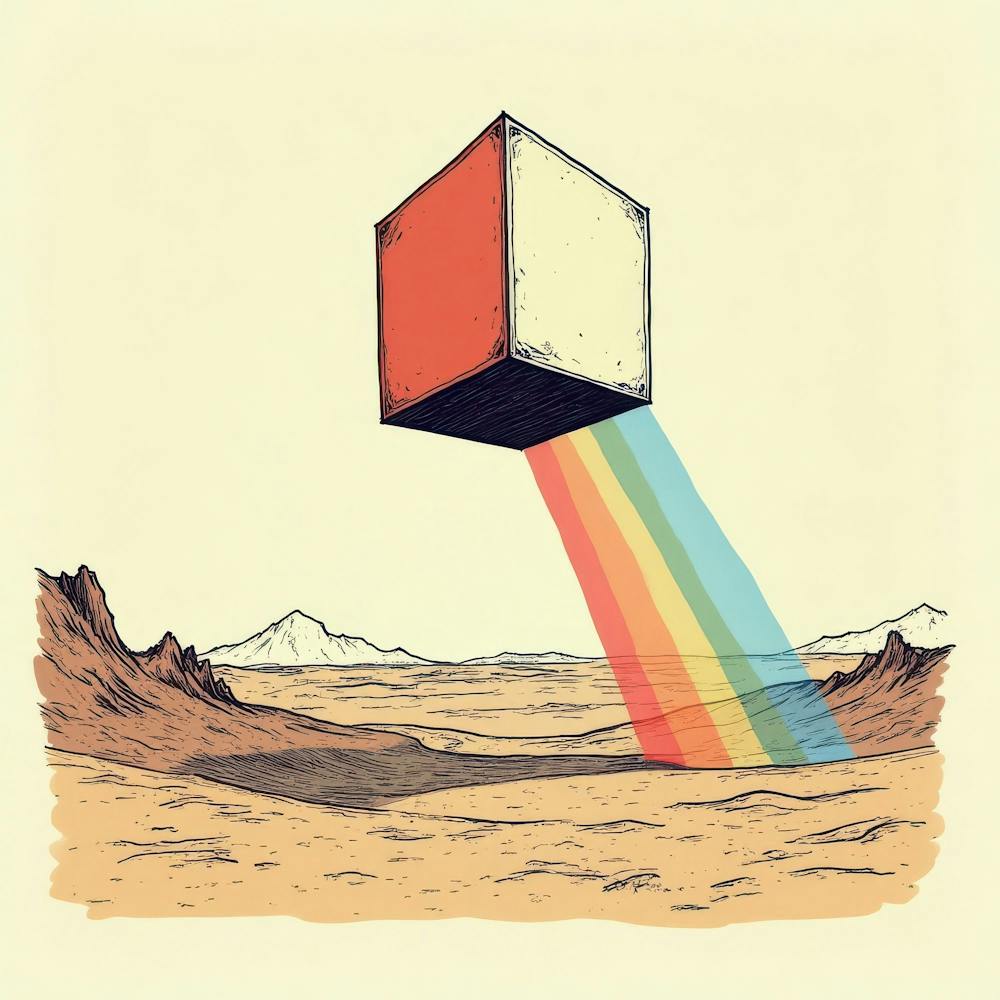 Regenbogenwürfel 1