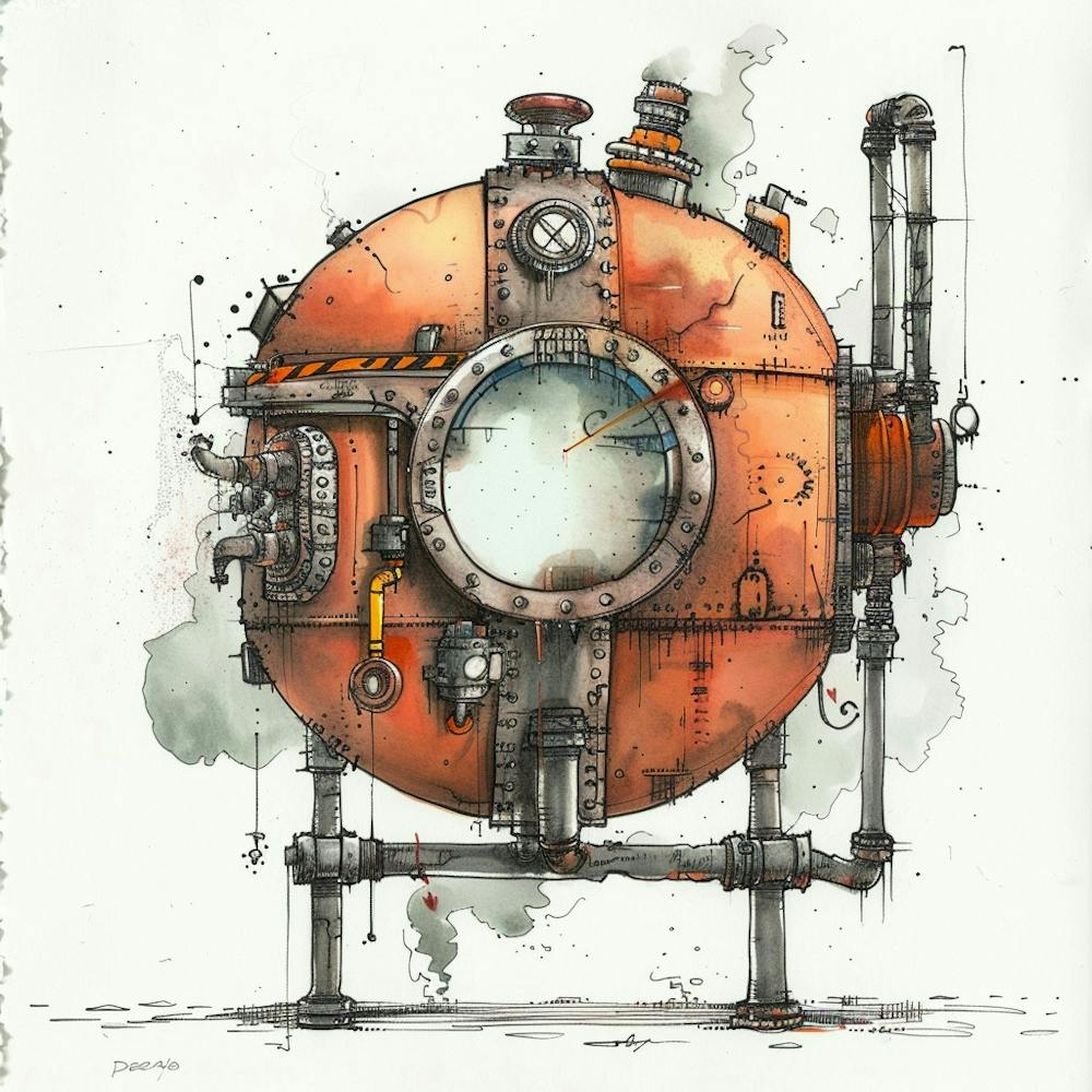 Steampunk Submarine