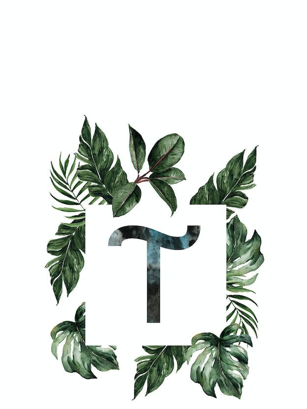 Botanical Alphabet T