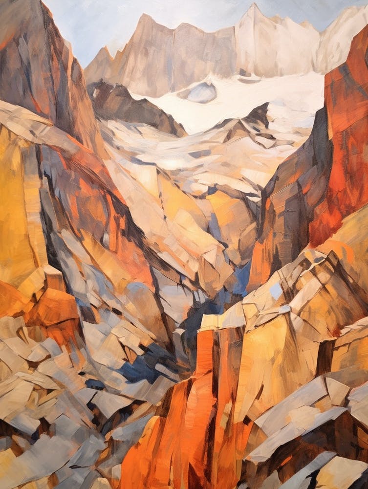 Mount Whitney Usa 1 Mountain Painting