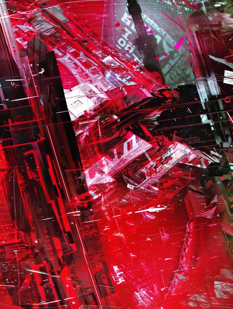 Abstrakt Rot