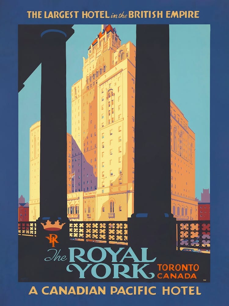 Royal York Toronto Canada Affiche