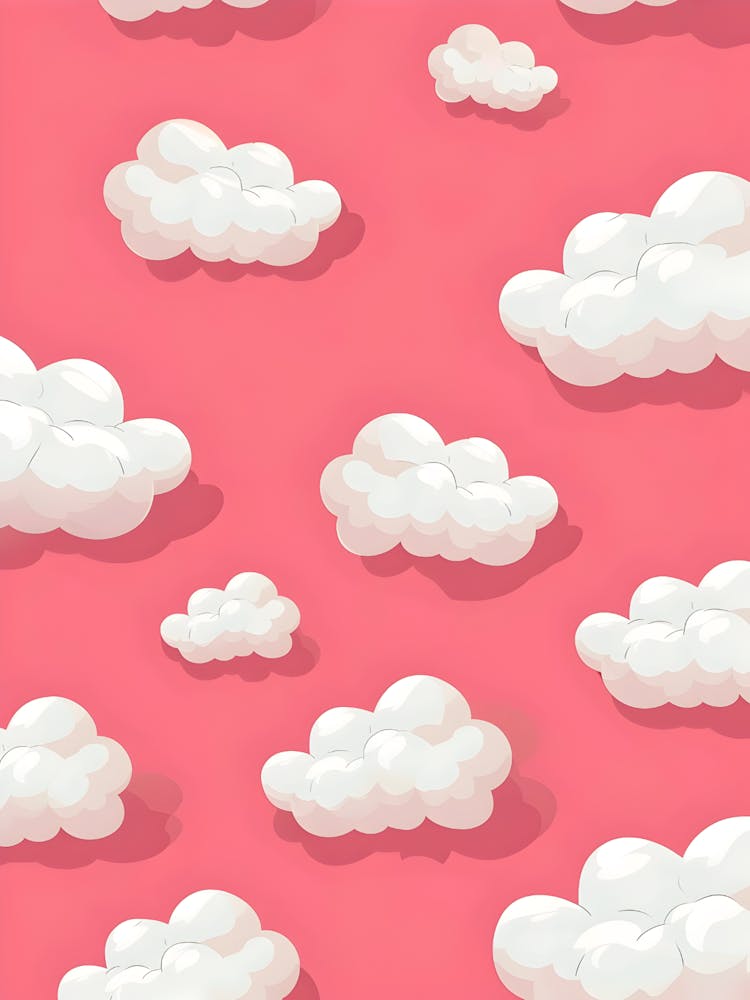 Pink Clouds Wallpaper 1