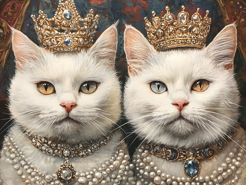 Royal White Cats 4