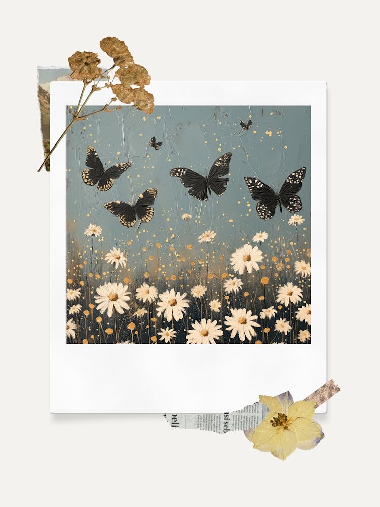 Scrapbook Butterflies Fairycore Painting 3