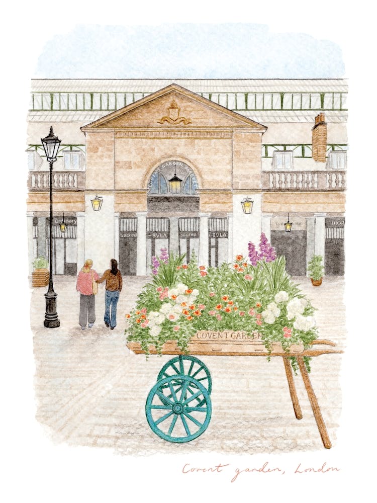 Covent Garden Flower Market, London